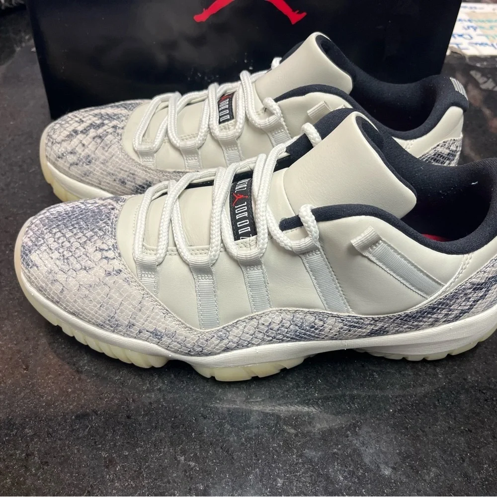 The Air Jordan 11 Low LE “Snakeskin” sz 11.5